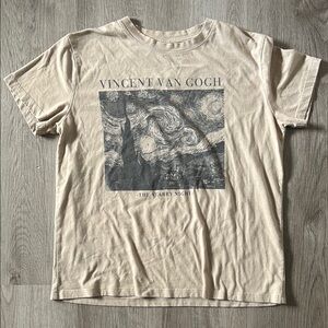 Vincent Van Gogh Beige Graphic T-Shirt